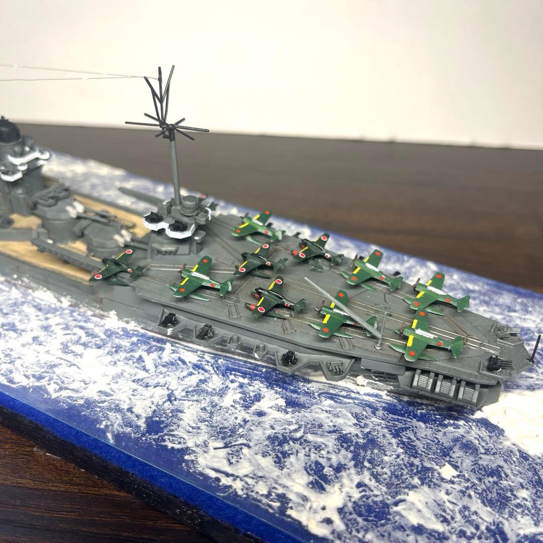 1/700 日本海軍　航空戦艦伊勢　ジオラマ