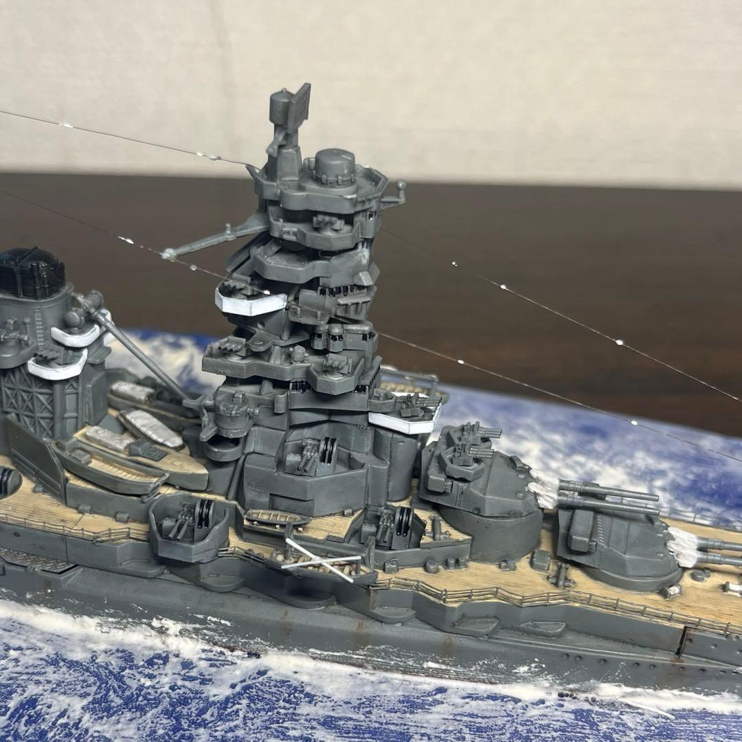 1/700 日本海軍　航空戦艦伊勢　ジオラマ