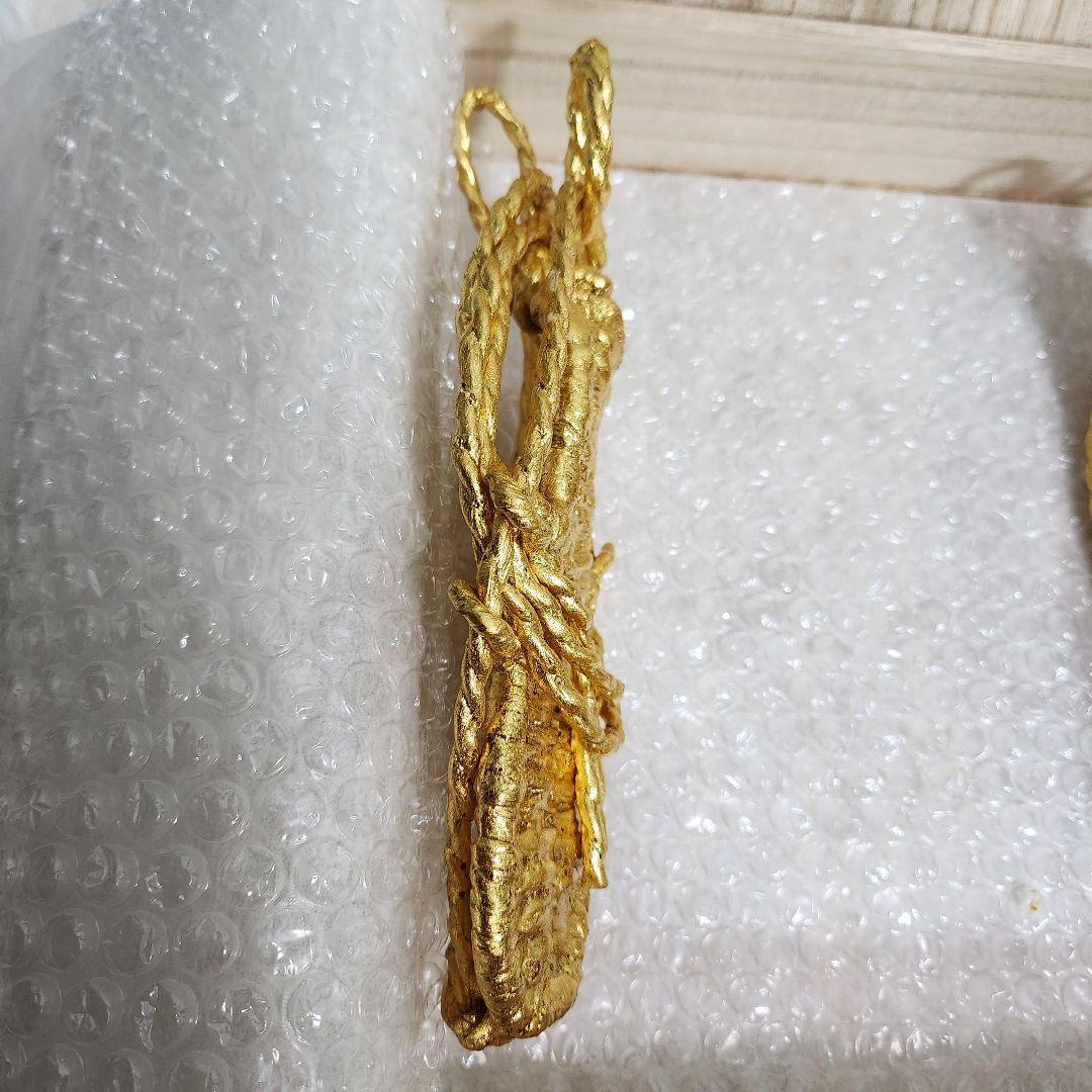 【ほぼ新品】金のわらじ 純金箔 999.9 商売繁盛 学業向上 恋愛成就