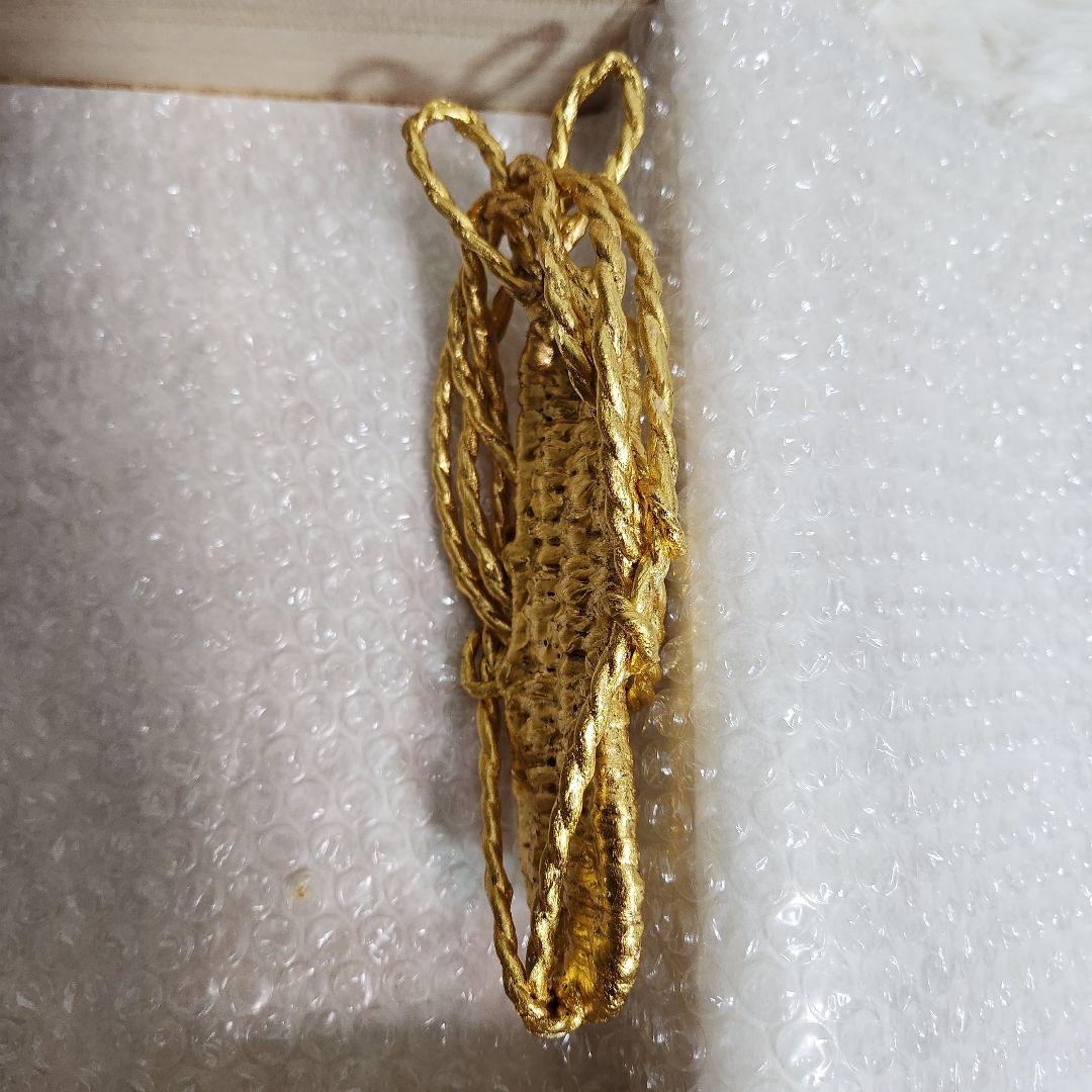 【ほぼ新品】金のわらじ 純金箔 999.9 商売繁盛 学業向上 恋愛成就