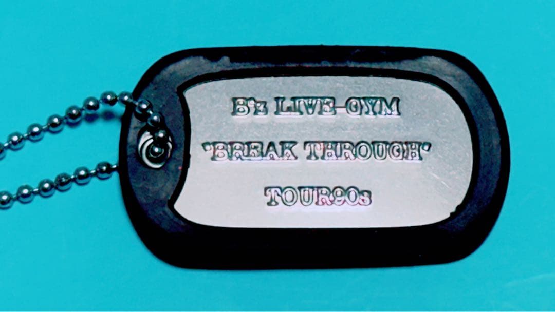 B’z LIVE-GYM “BREAK THROUGH” ドッグタグ ネックレス