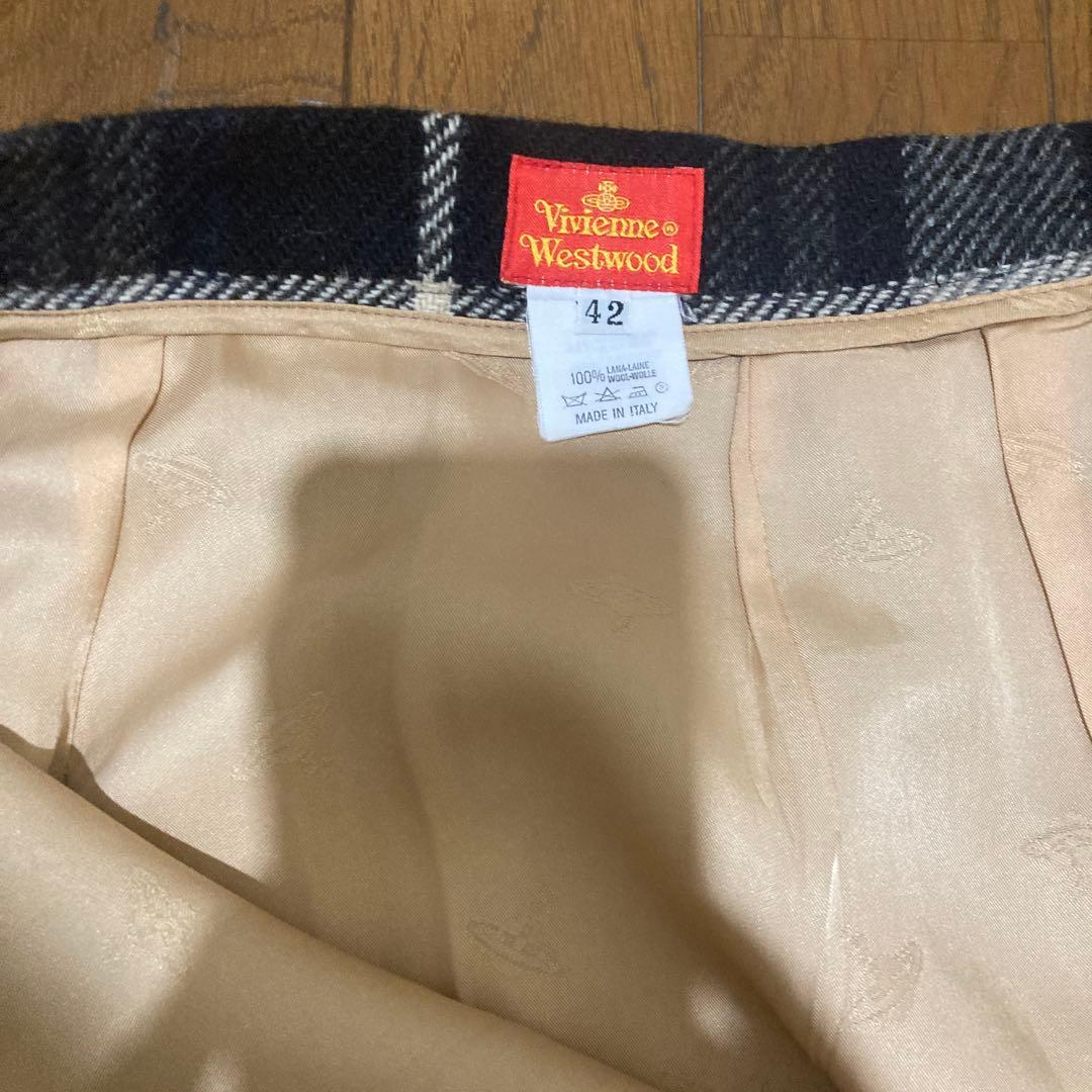 A*A様 Vivienne Westwood チェック柄タイトスカート 42