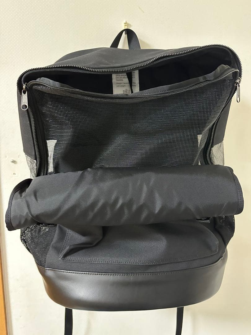 MEeinc ペットキャリーリュック　LサイズブラックOKAGO L 帆布と本革