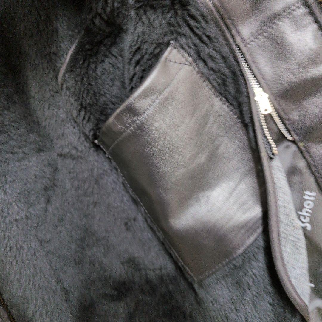 最終値下げショット　シングルライダース　黒　本革　サイズ 36