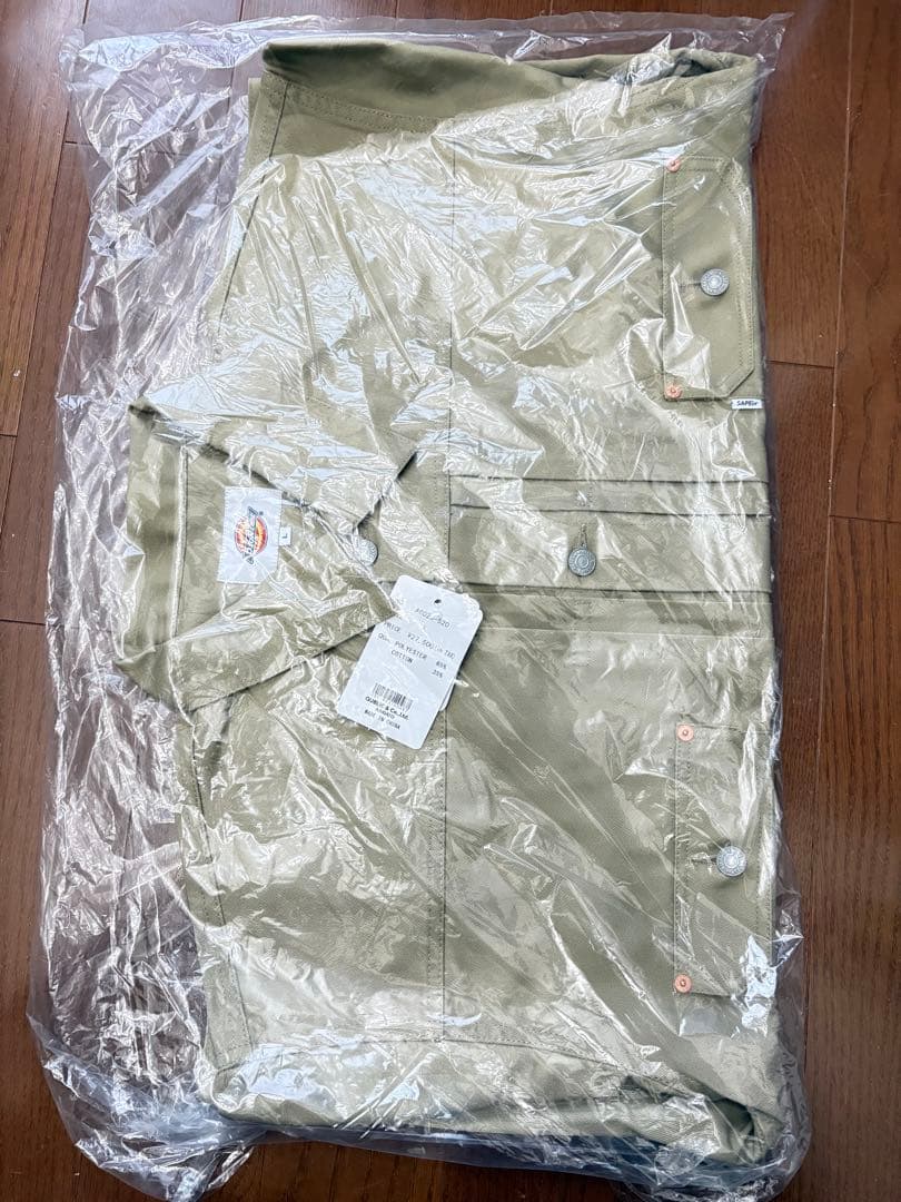 新品SAPEur× Dickies ワークジャケット　ベージュ