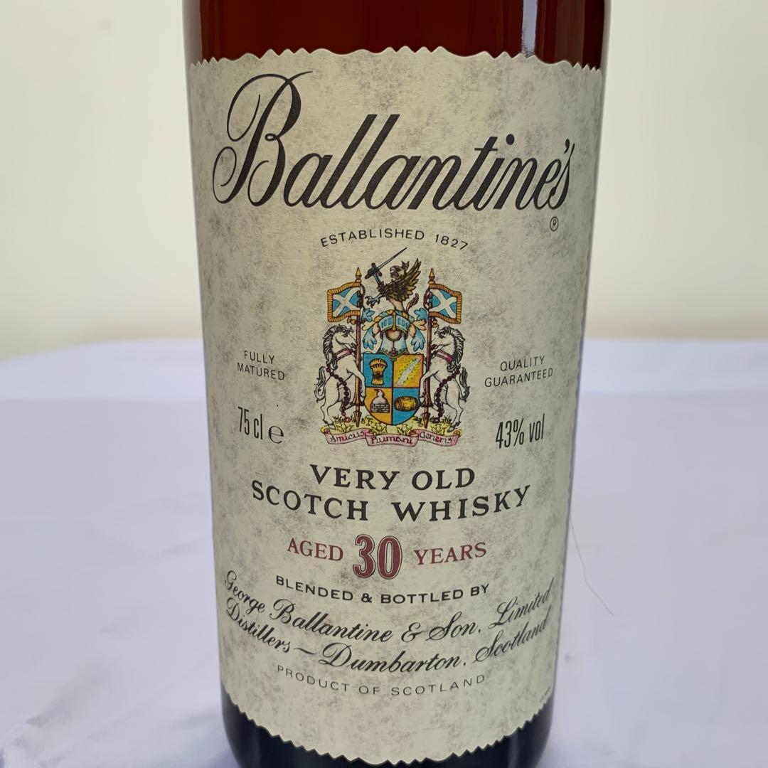 【未開栓希少】古酒　Ballantine's バランタイン30年 750ml箱付