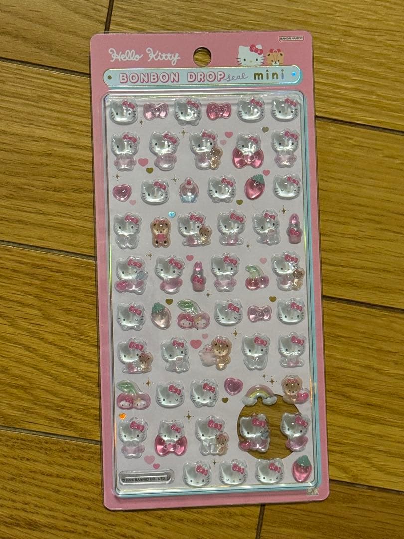 サンリオ　ボンボンドロップシールミニ　7種セット