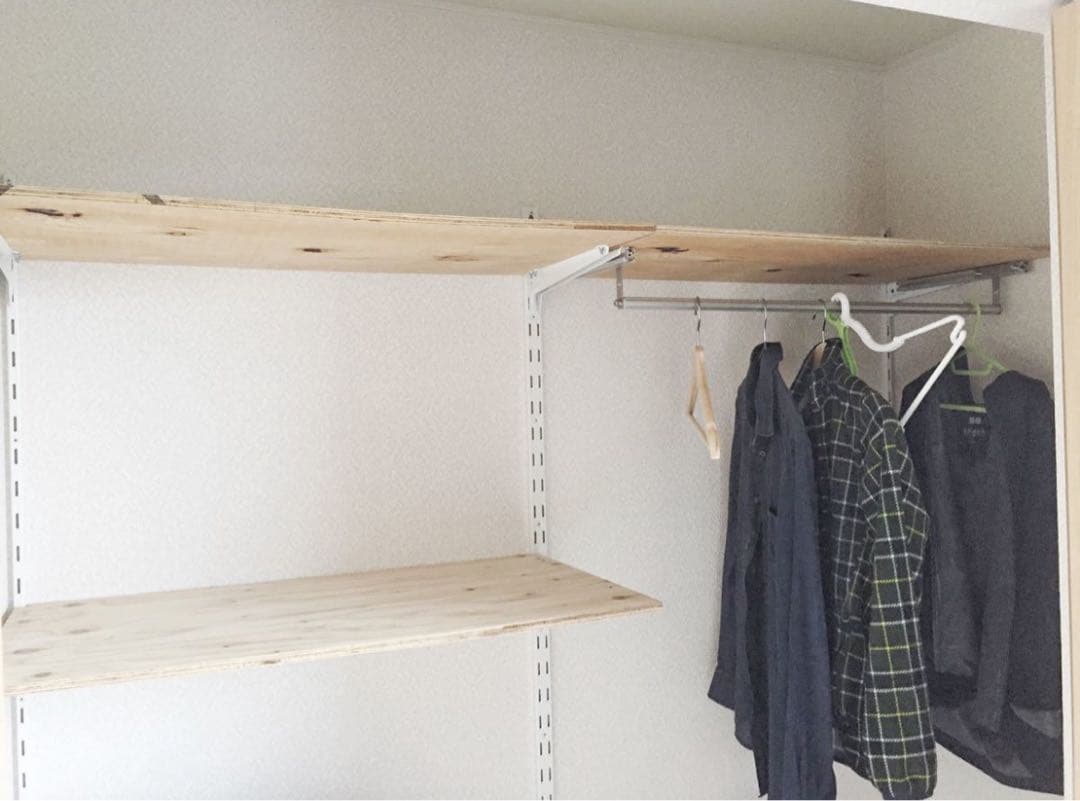 アーネストワン ハンガーパイプ付き棚板セット(822mm用)フレームDIYラボ