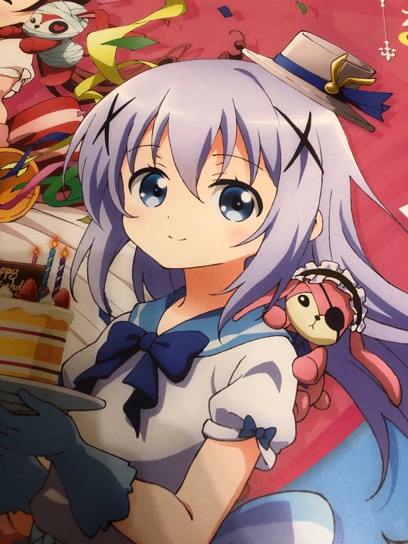 【非売品】ご注文はうさぎですか チノ メグ 水瀬いのり 村川梨衣 B2 ポスター