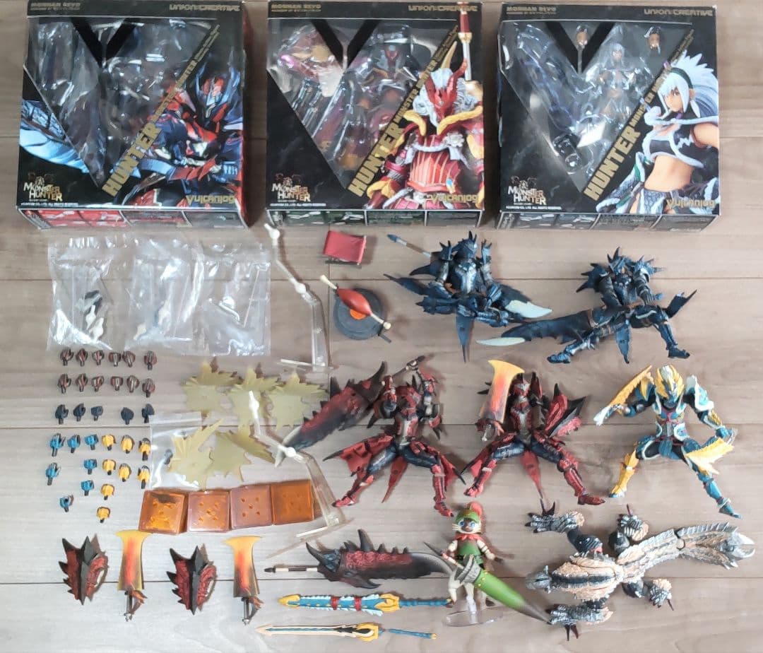 モンスターハンター リボルテック ヴァルカンログ 10体セット