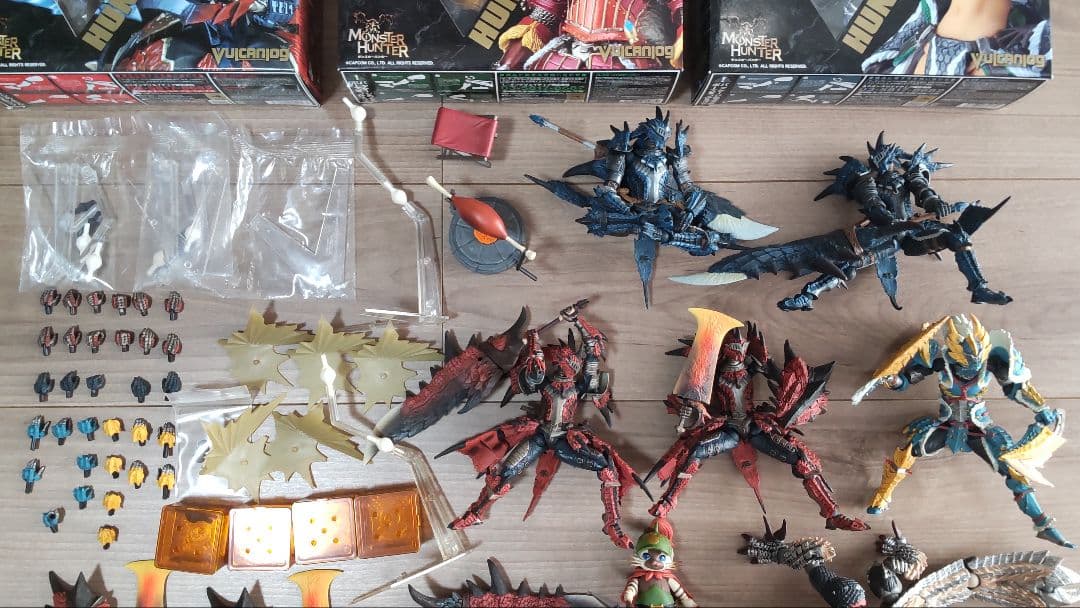 モンスターハンター リボルテック ヴァルカンログ 10体セット