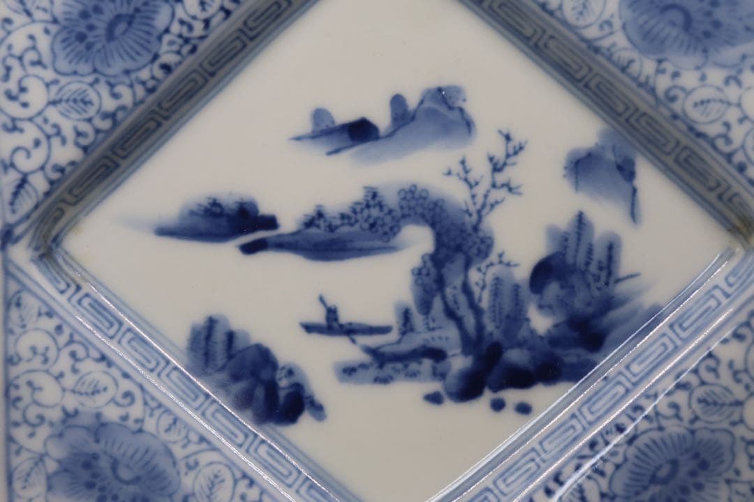 時代　伊万里　染付　寿司皿&豆皿10点セット　送料込み1125