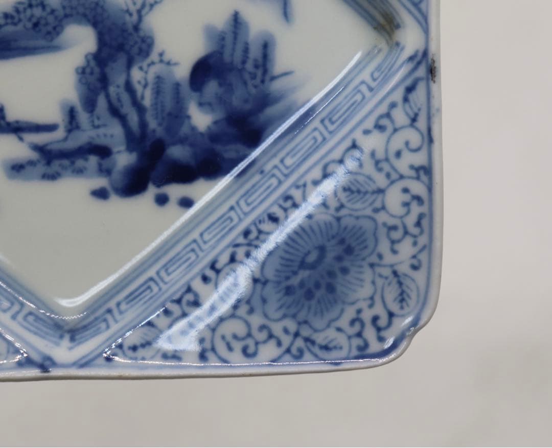 時代　伊万里　染付　寿司皿&豆皿10点セット　送料込み1125