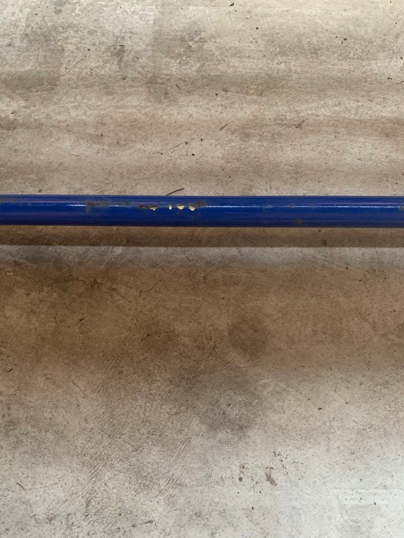 PEPSI ロゴ入り 金属製ベンチ 青