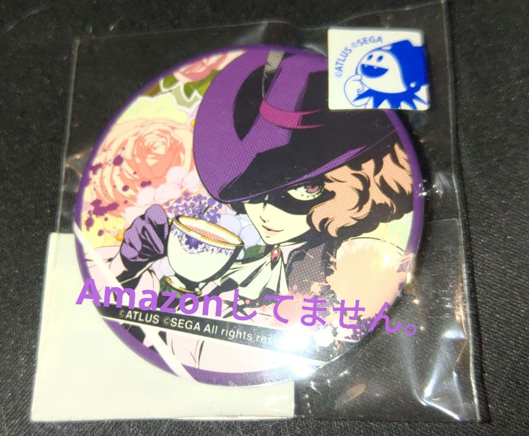 ペルソナ5 総攻撃 奥村春 缶バッジ コトブキヤ ノワール 1個