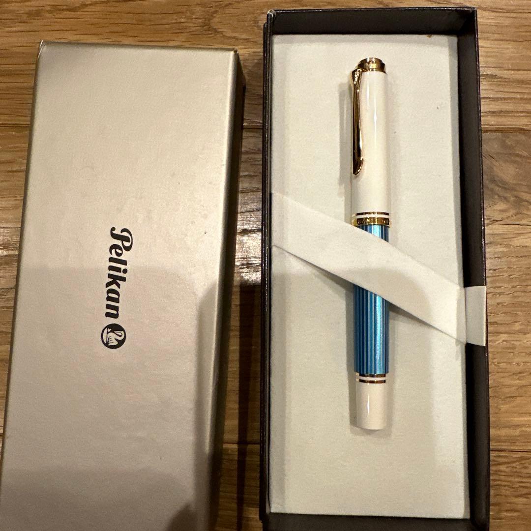 ペリカン ターコイズホワイト EFニブ スーべレーン インクセット