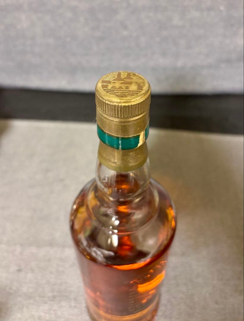 ボウモア12年　旧カモメラベル　シルクプリントボトル　ウイスキー古酒　未開封