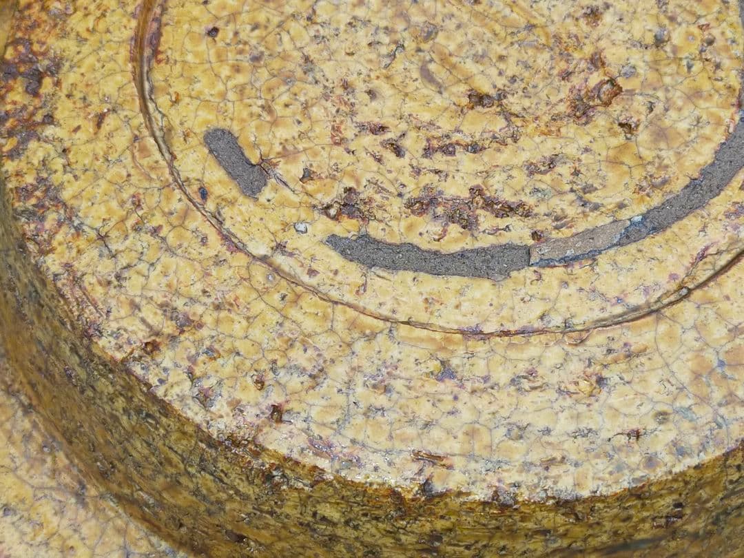 ♥時代　黃瀬戸　鉢　無傷　骨董　古玩　中国　レトロ　アンティーク