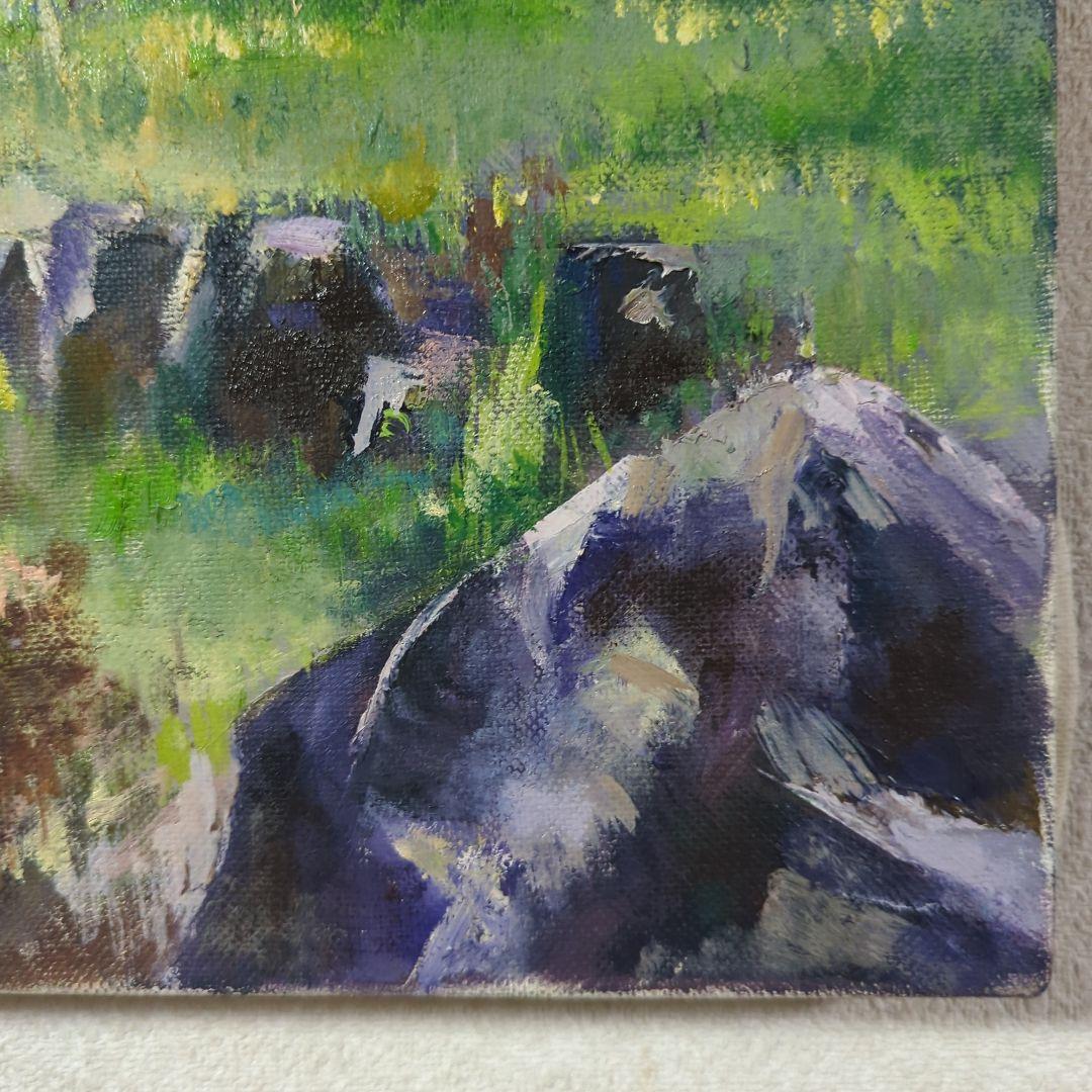 F8号油彩画（額縁なし)No.65