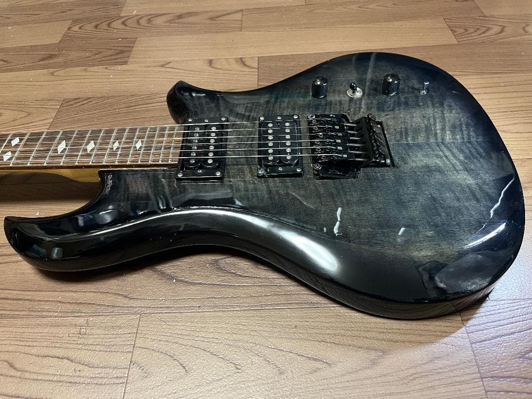 B.C.Rich Eagle シースルーブラック 虎目　Floyd Rose
