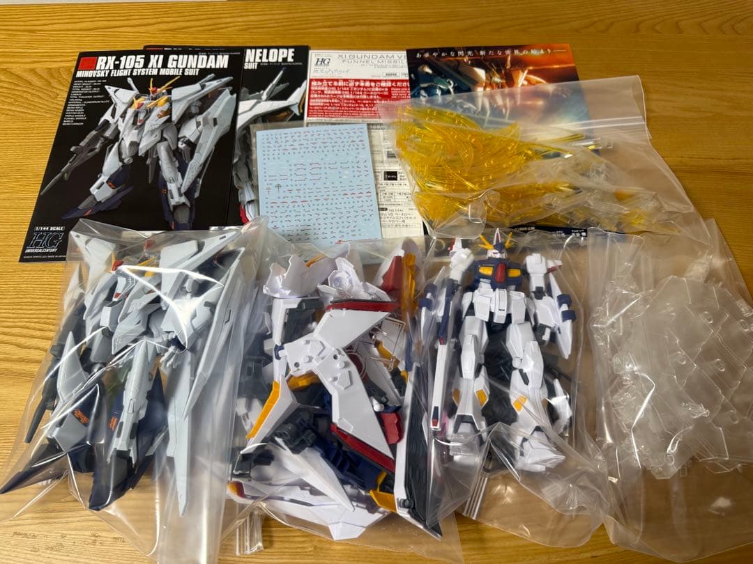 HGUC Ξガンダム　ペーネローペ　ファンネルエフェクトセット　素組
