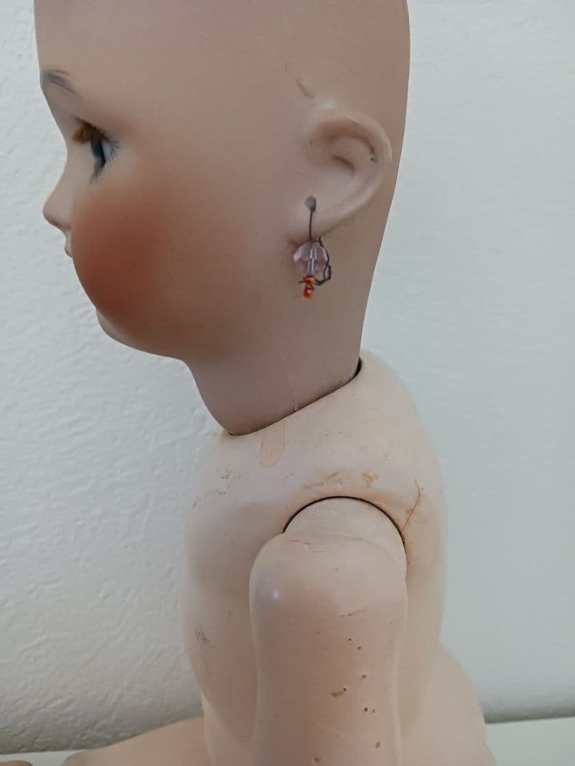 アンティークビスクドール ヘインリッチ(ドイツ) 保証書(星ビル)ポスター 付き