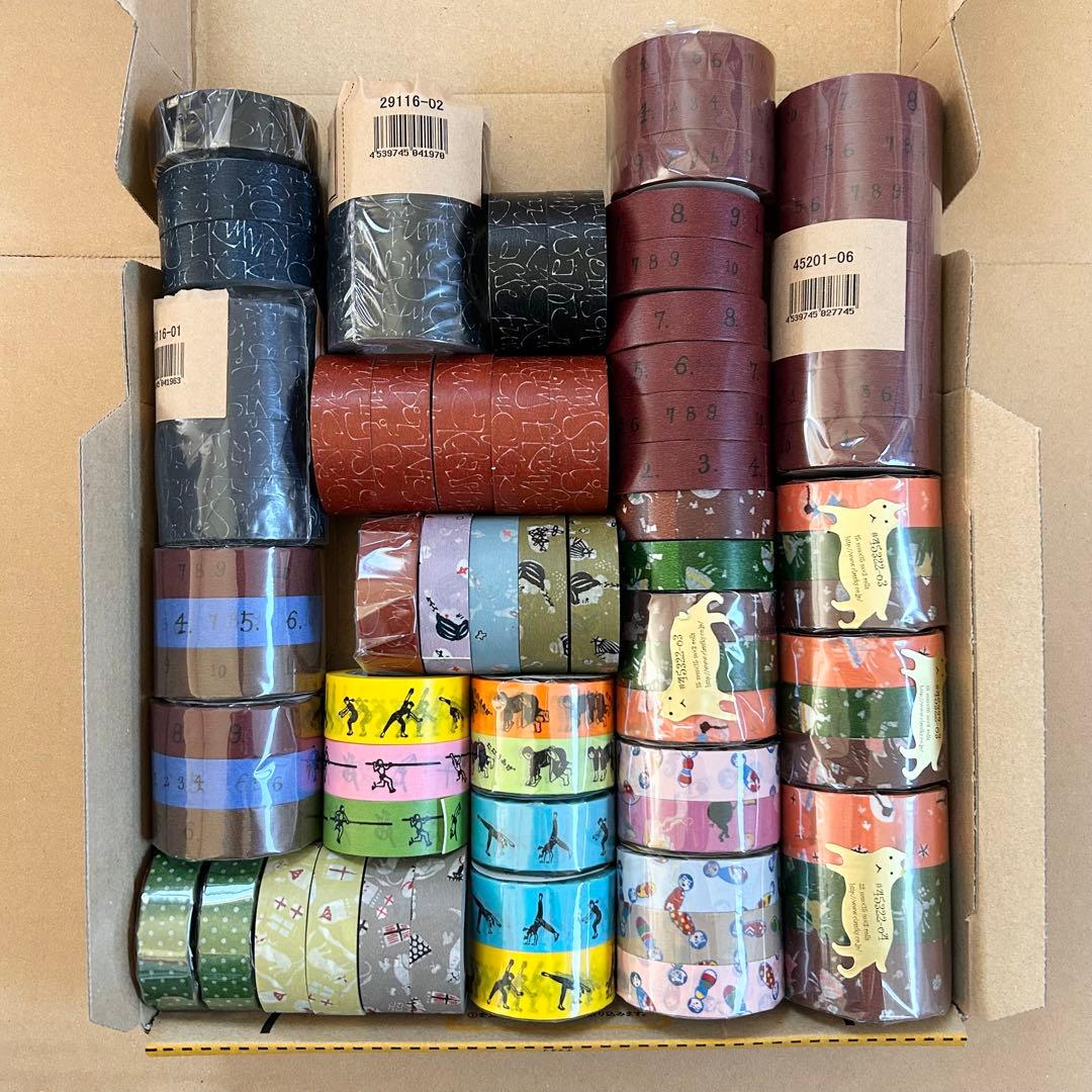 【80個】倉敷意匠 マスキングテープ（井上陽子、関美穂子 他）