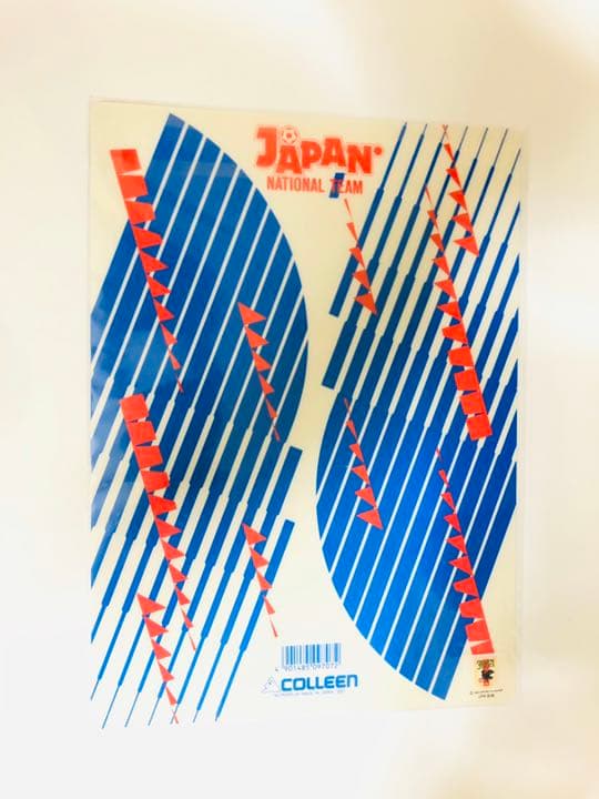1993年サッカー日本代表　希少下敷き
