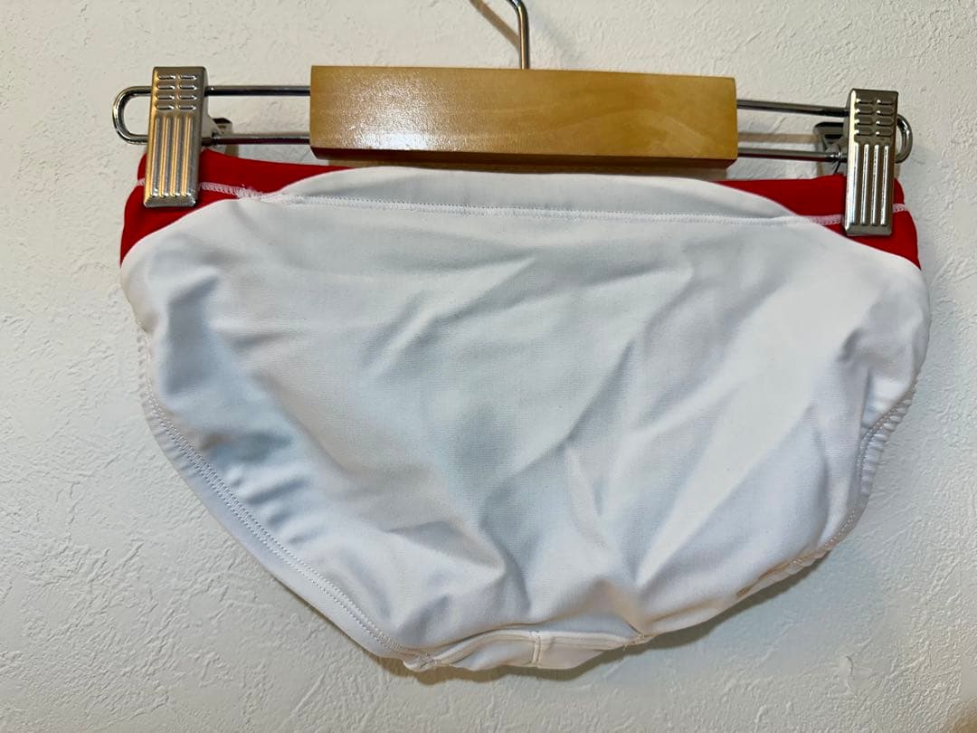 ジ*1様 arena メンズ 競パン Sサイズ　【ホワイト×レッド】