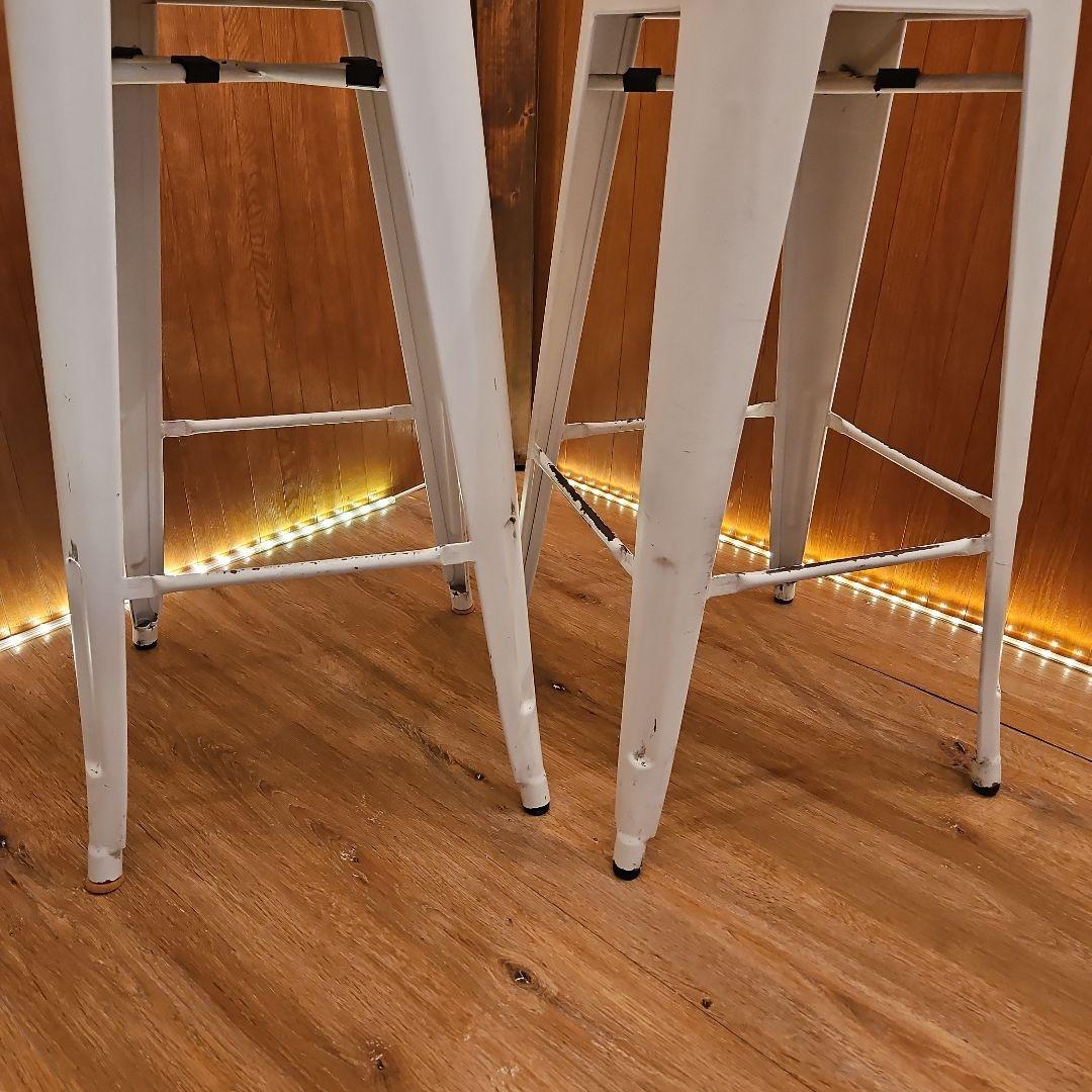 ２脚セット スタッキングスツール ヴィンテージスツール カウンターチェア