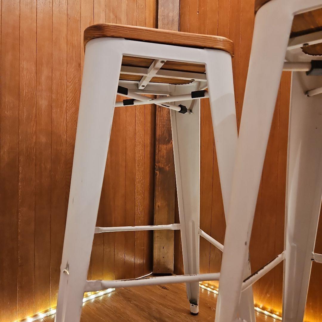 ２脚セット スタッキングスツール ヴィンテージスツール カウンターチェア