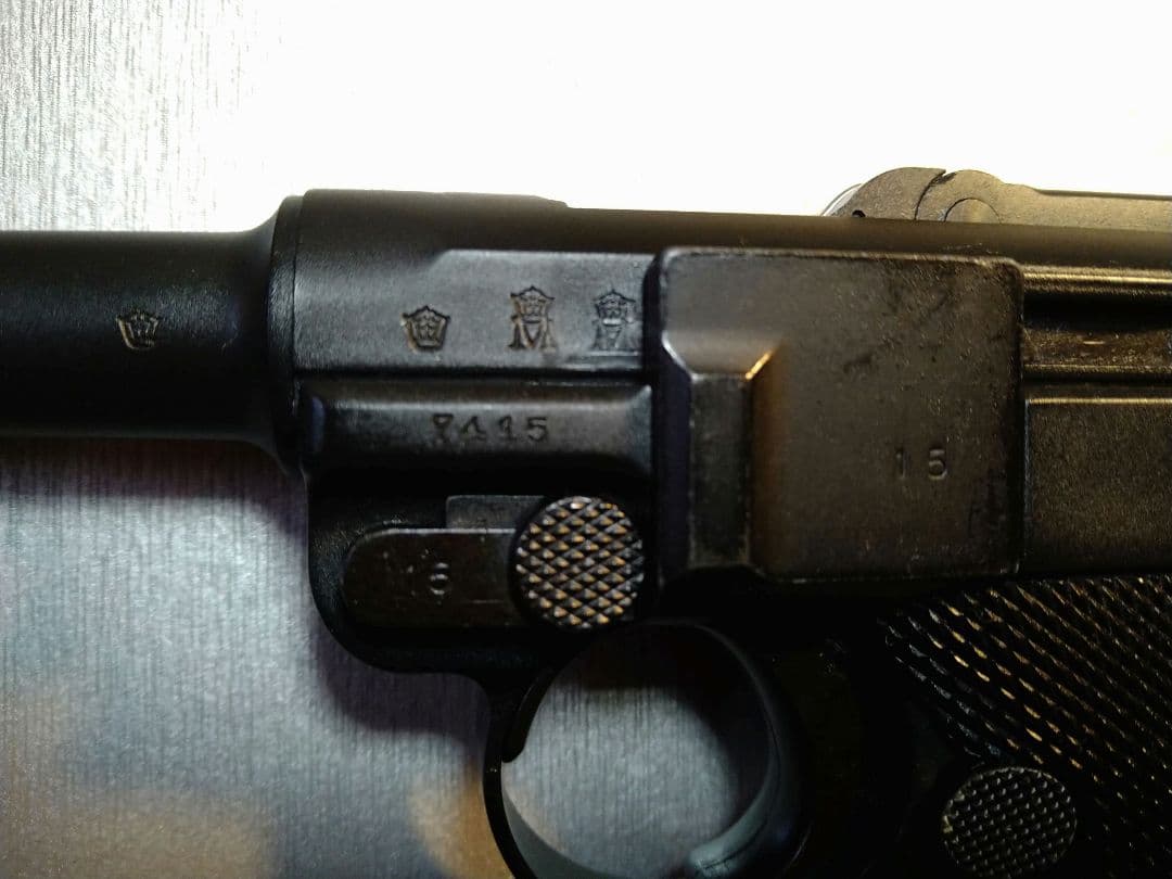 希少な美品！タナカ製　ルガーＰ０８　６インチ！　作動快調なガスブロ、ガス漏無し！