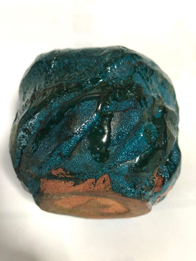 いい仕事していますよ、藍色で有名な陶芸家さんのぐい呑み