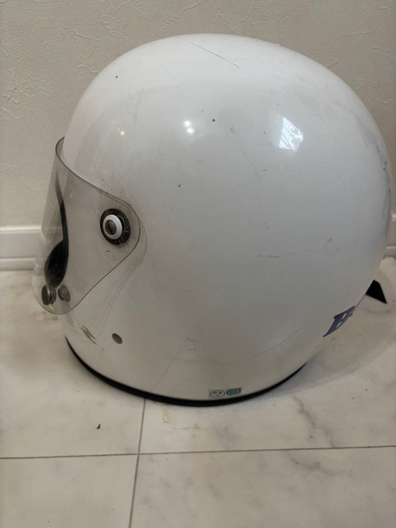 当時物 飯岡工業 ヘルメット　族ヘル　旧車會　Lサイズ　59〜61