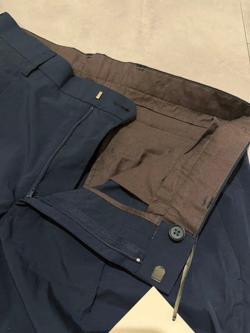 kolor 24SS 高密度ウェザーストレッチパンツ / ネイビー 3