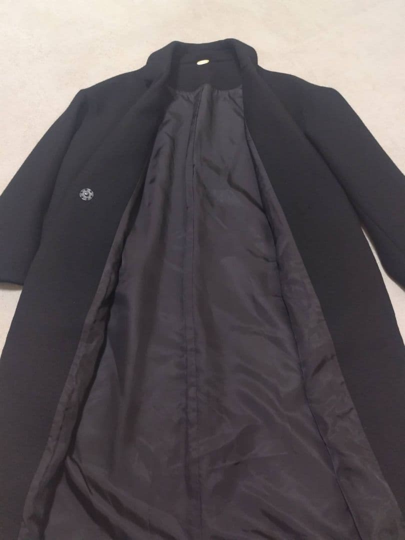 ミューズドゥドゥーズィエムクラス チェスターコート コクーン 黒