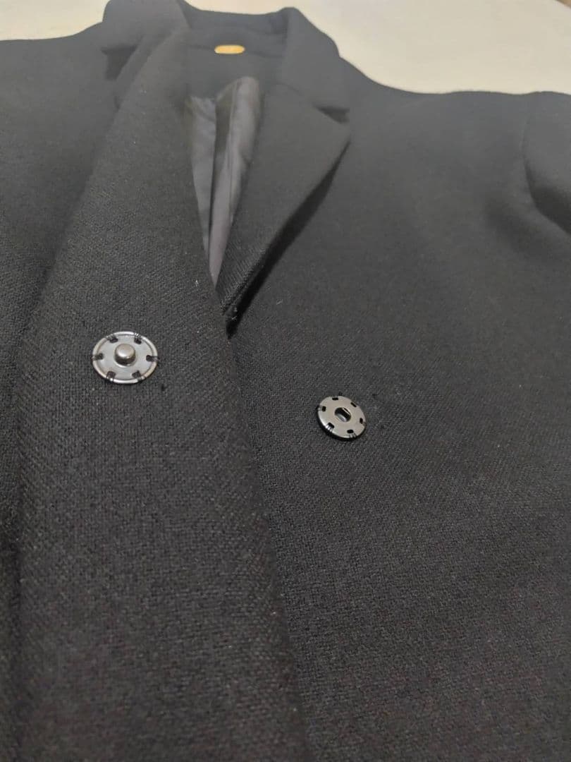 ミューズドゥドゥーズィエムクラス チェスターコート コクーン 黒