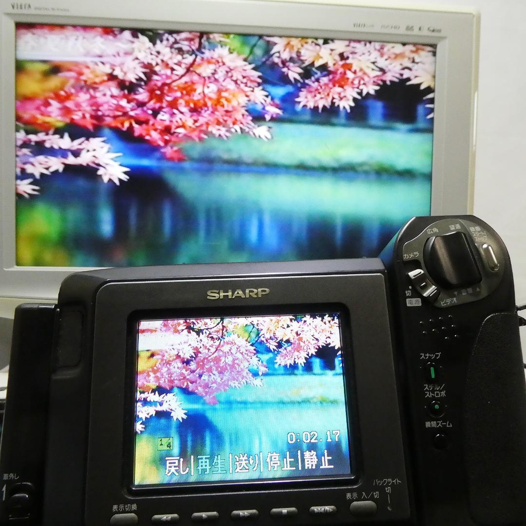 動動作良好 ビデオHi8 シャープ VL-HL50 8ミリビデオカメラDVD化に