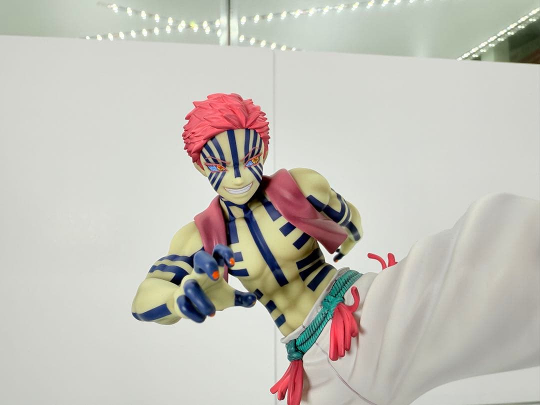 【開封品】煉獄杏寿郎 フィギュア炎の呼吸伍丿型「炎虎」/上弦の参猗窩座2体セット