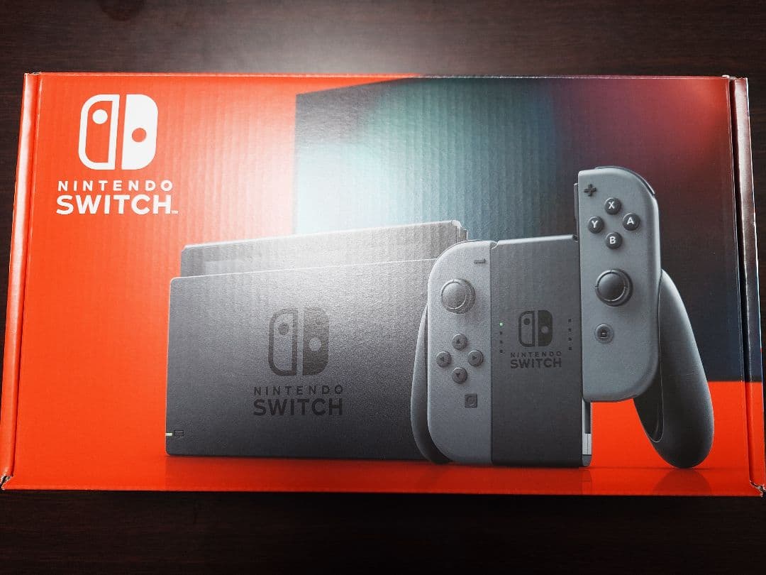 Nintendo Switch 本体 グレー　バッテリー強化版　SDカード付き