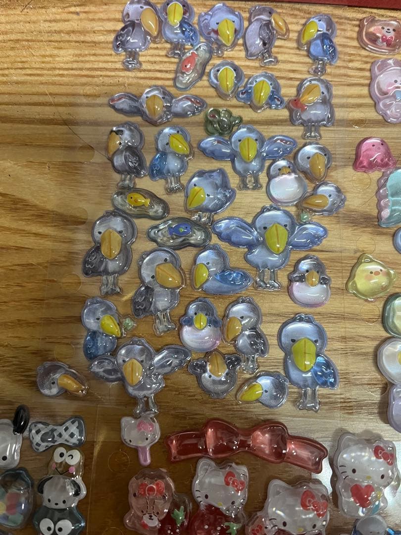 ボンボンシール硬いサンリオハシビロコウ他おまけ付き最後ページ