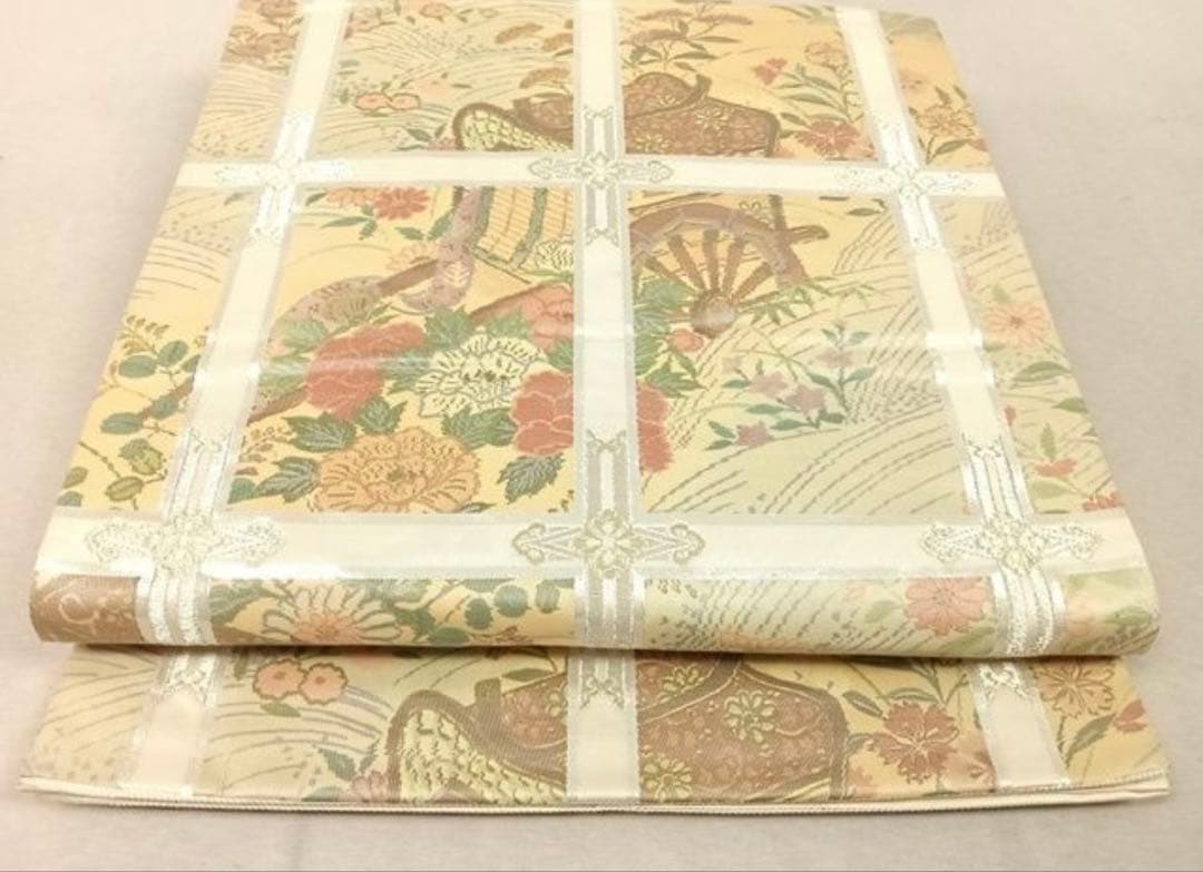 振袖 フルセット6点サイズM〜L 菊づくし銀駒刺繍　正絹　売り切り終了