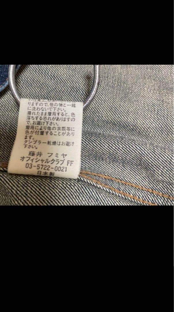 ☆ファンクラブ限定☆デザイン元チェッカーズ 藤井フミヤ　デニムジャケット　M