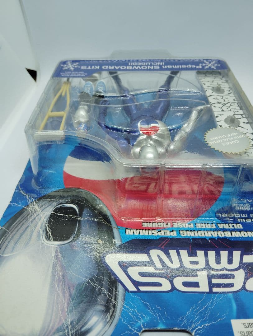 未開封　ペプシマン　ウルトラフリーポーズフィギュア(スノーボード・ブルー)