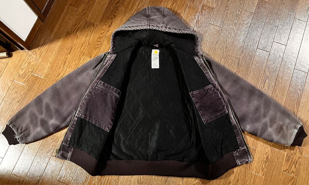 幻 廃盤 カーハート J130 アクティブジャケット DWN ディープワイン L