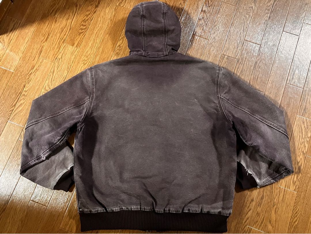 幻 廃盤 カーハート J130 アクティブジャケット DWN ディープワイン L