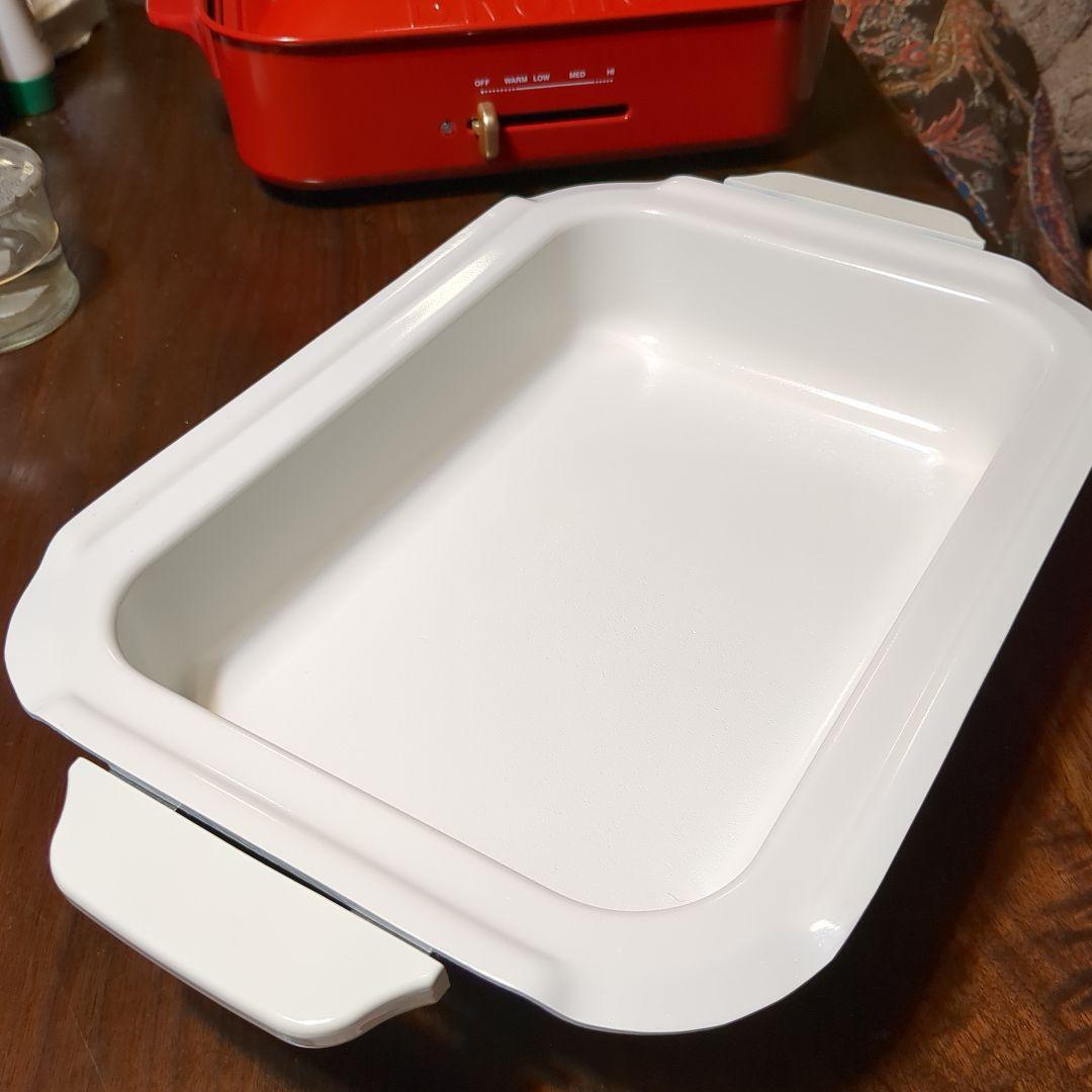 ブルーノ　コンパクトホットプレート　セラミック鍋付き