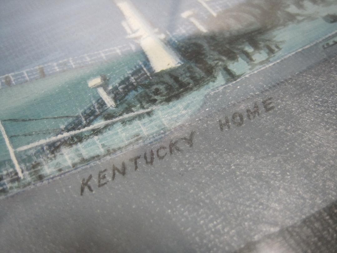 ▲油絵 作者不明 バラ積み船? 海洋画 海　大海原 M10サイズ?▲