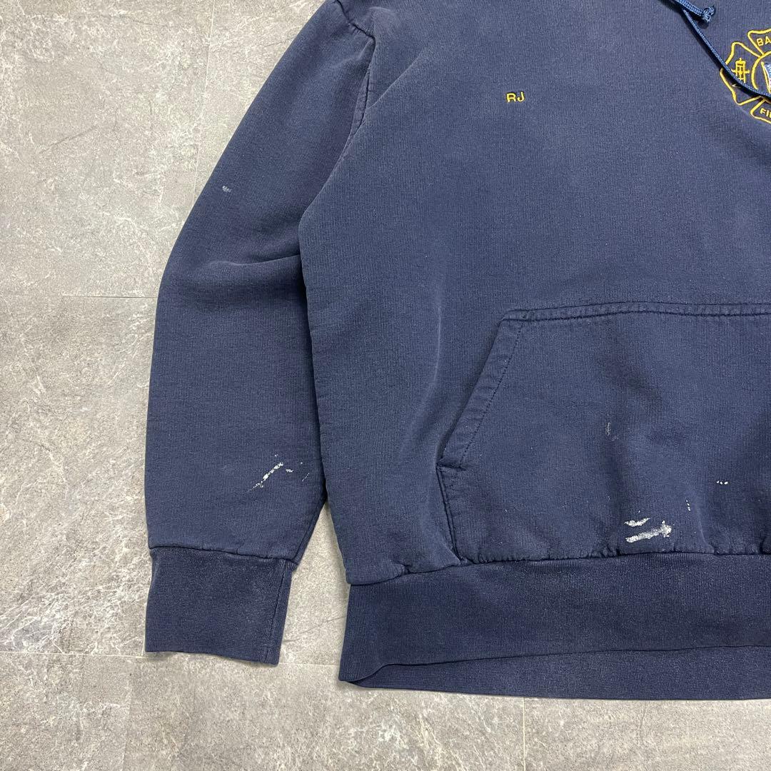 【90’s CAMBER】 USA製 パーカー XL ネイビー