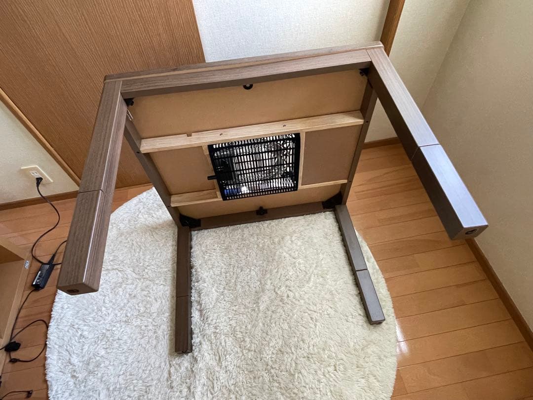 【低使用】ユアサ　おふたり様こたつ(2個口)　NGM-N75DLH